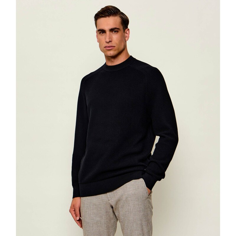 BOSS BLACK Svetr C-Lacerbo | regular fit | s příměsí vlny