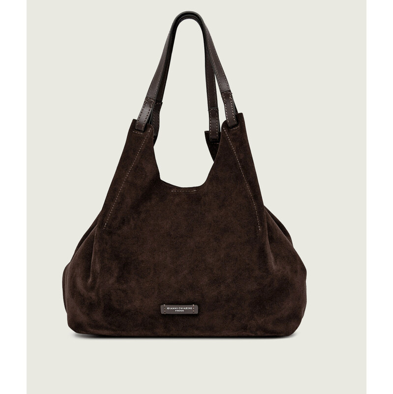 GIANNI CHIARINI Kabelka shopper + váček Dua | semiš