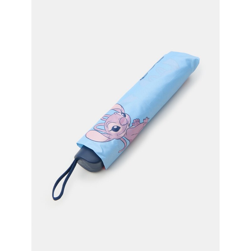 Sinsay - Automatický deštník s pouzdrem Stitch - světle modrá
