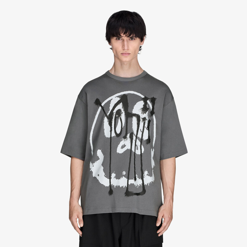 Tričko Y-3 Chito Graphic Short Sleeve Tee UNISEX Grey Five M