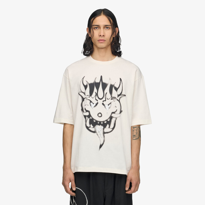 Tričko Y-3 Chito Graphic Short Sleeve Tee Chalk White M