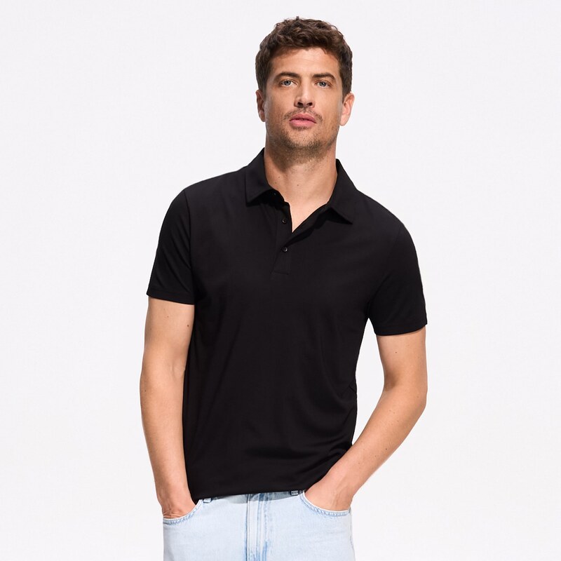 Reserved - MEN`S POLO - černý