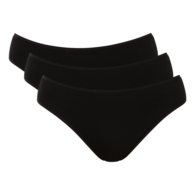 3PACK dámské kalhotky Puma černé (701238917 001)