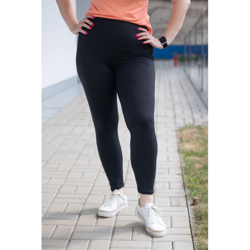 S&L Basic dlouhé legíny MAXI [MA-50] Barva: Černá, Velikost: L