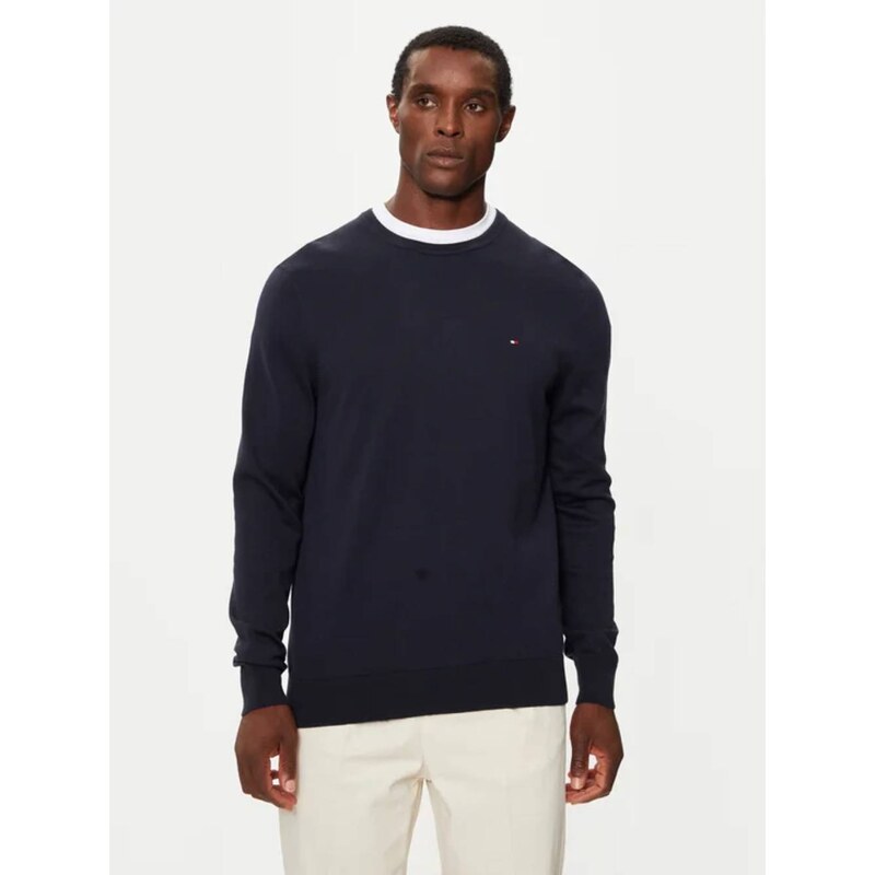 Tommy Hilfiger pánský tmavě modrý svetr