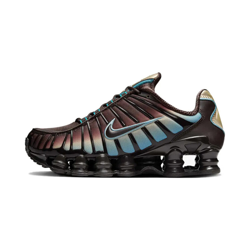 Nike Shox TL Velvet Brown Denim Turquoise