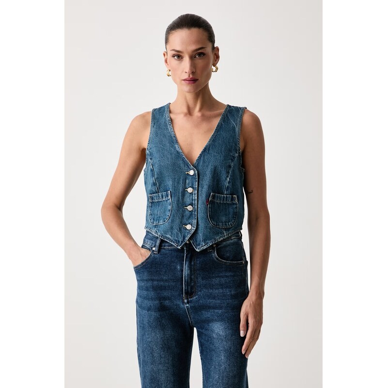 Levis vesta dámská džínová TAILORED DENIM