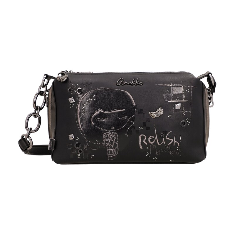 Anekke crossbody kabelka s kapsami Iron