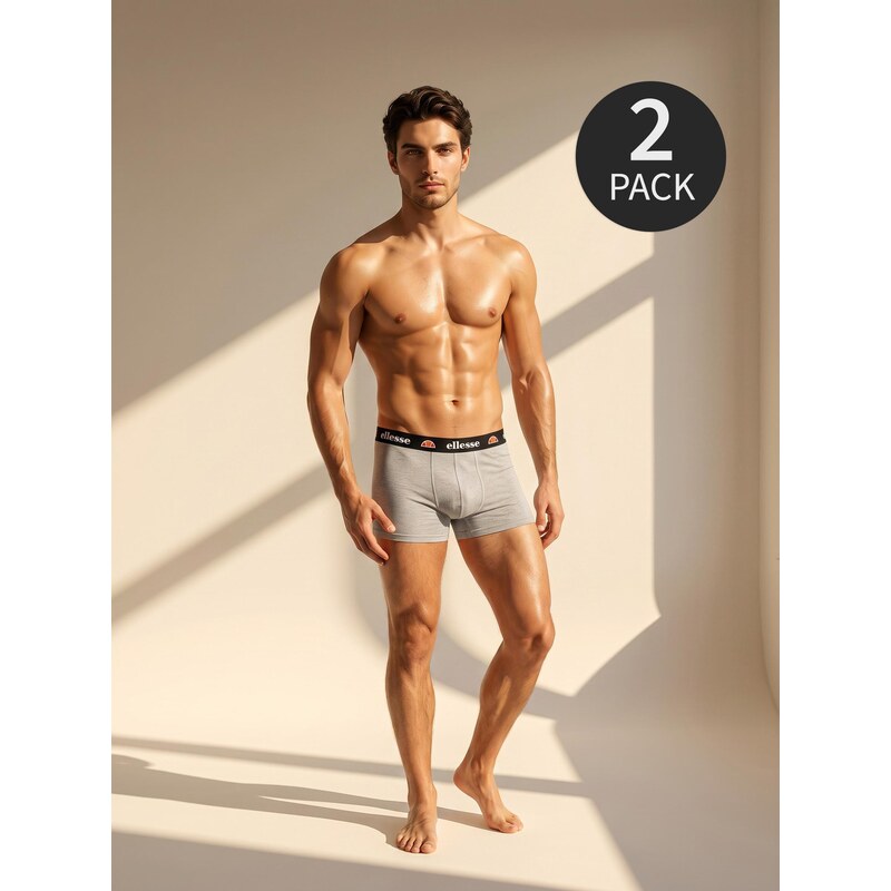 Sinsay - Boxerky s příměsí viskózy Ellesse 2 pack - černá
