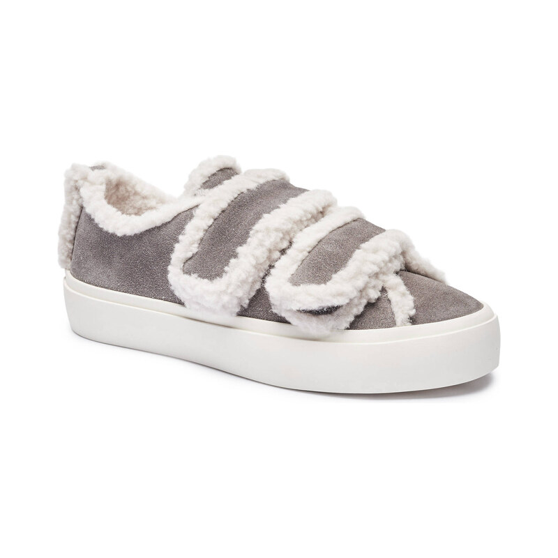INUIKII Kůžoné tenisky Velcro Shearling