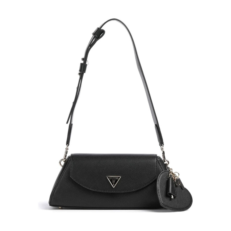 Guess Heart crossbody kabelka černá