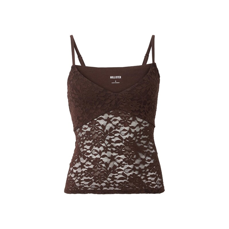 HOLLISTER Top hnědá