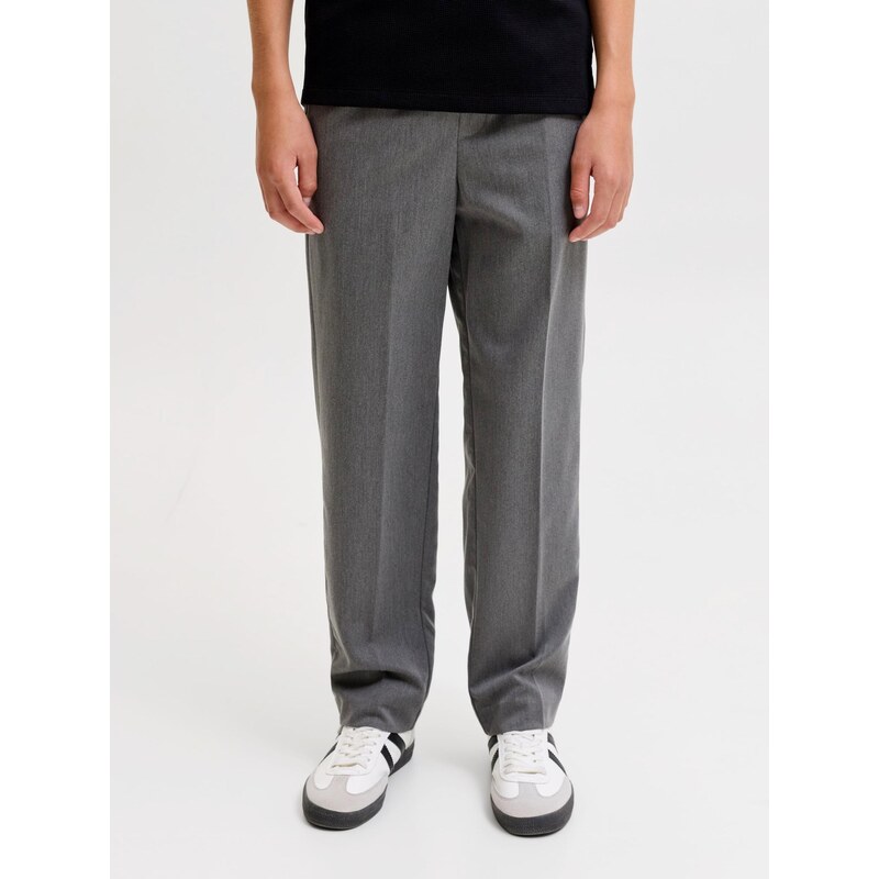 Jack & Jones Junior Kalhoty JPSTKANE TOBY tmavě šedá