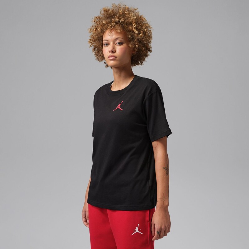 Jordan Tee BLACK/GYM RED