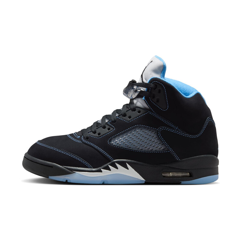 Air Jordan 5 Black Carolina Black/ University Blue/ White