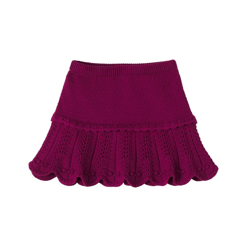 Louise Misha Aude pointelle cotton skirt
