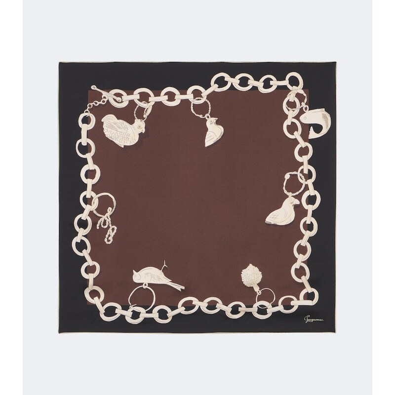 Jacquemus Pampille silk scarf