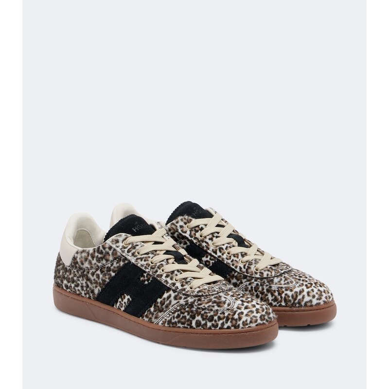 Hogan H647 printed calf hair sneakers