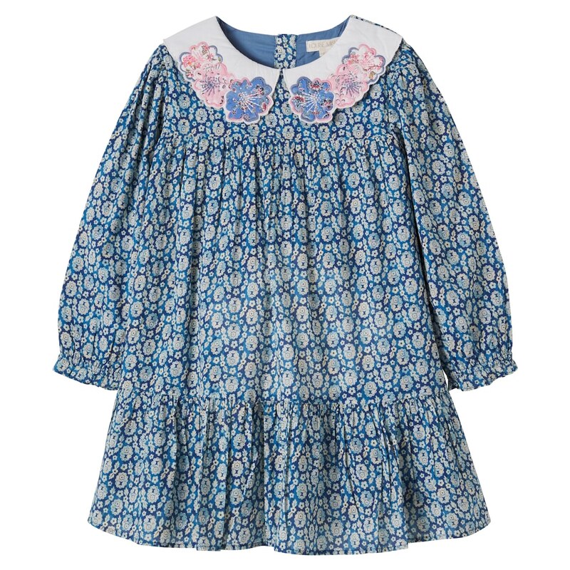 Louise Misha Solena embroidered cotton voile dress