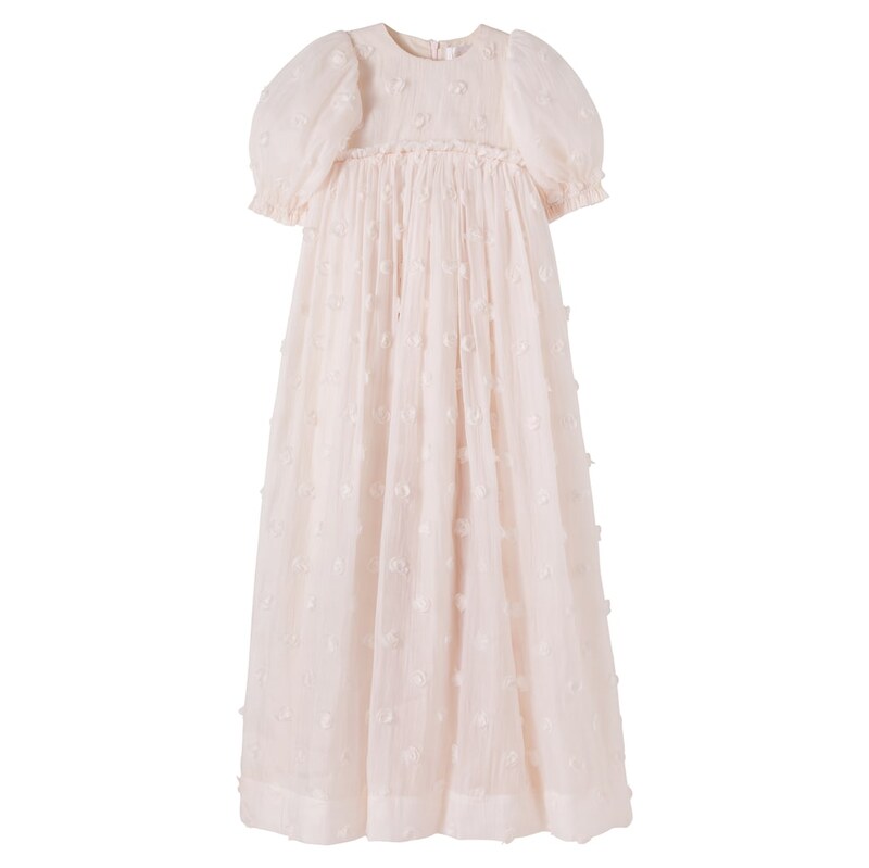 Petite Amalie Embroidered organza dress
