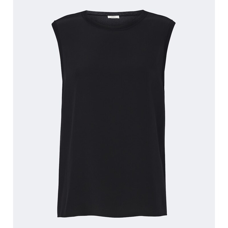 Joseph Bley silk crêpe top