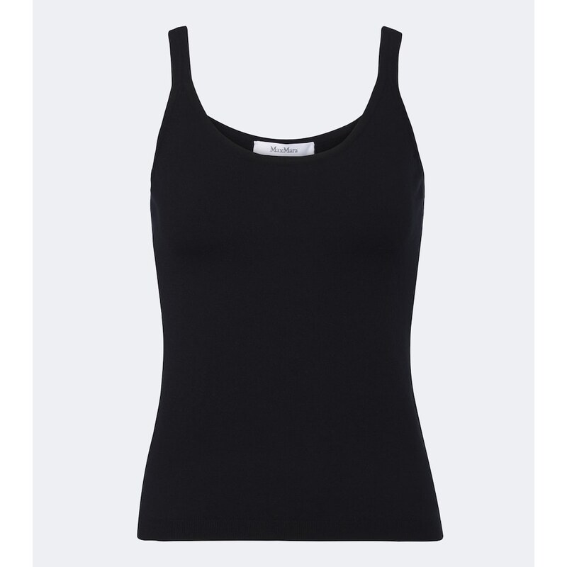 Max Mara Knitted wool-blend tank top