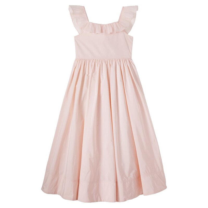 Petite Amalie Ruffled taffeta dress