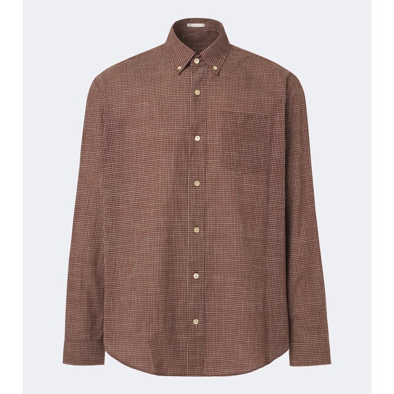 The Row Pompeo checked cotton flannel shirt