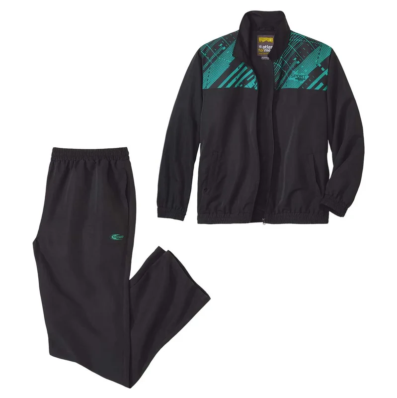 Sportovní komplet z mikrovlákna Sport Team Atlas For Men Černá