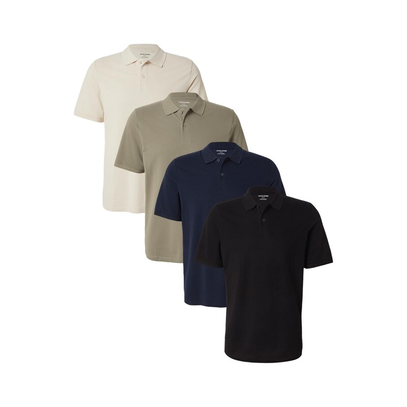JACK & JONES Tričko JJKANE režná / marine modrá / khaki / černá