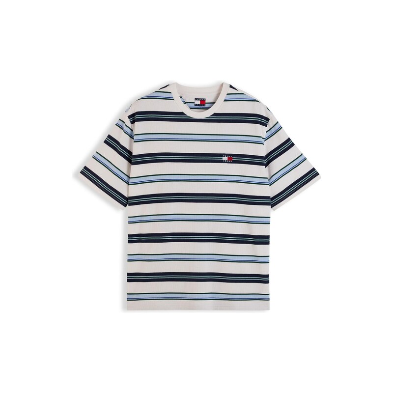 Tommy Jeans Tričko 90S modrá / námořnická modř / světlemodrá /