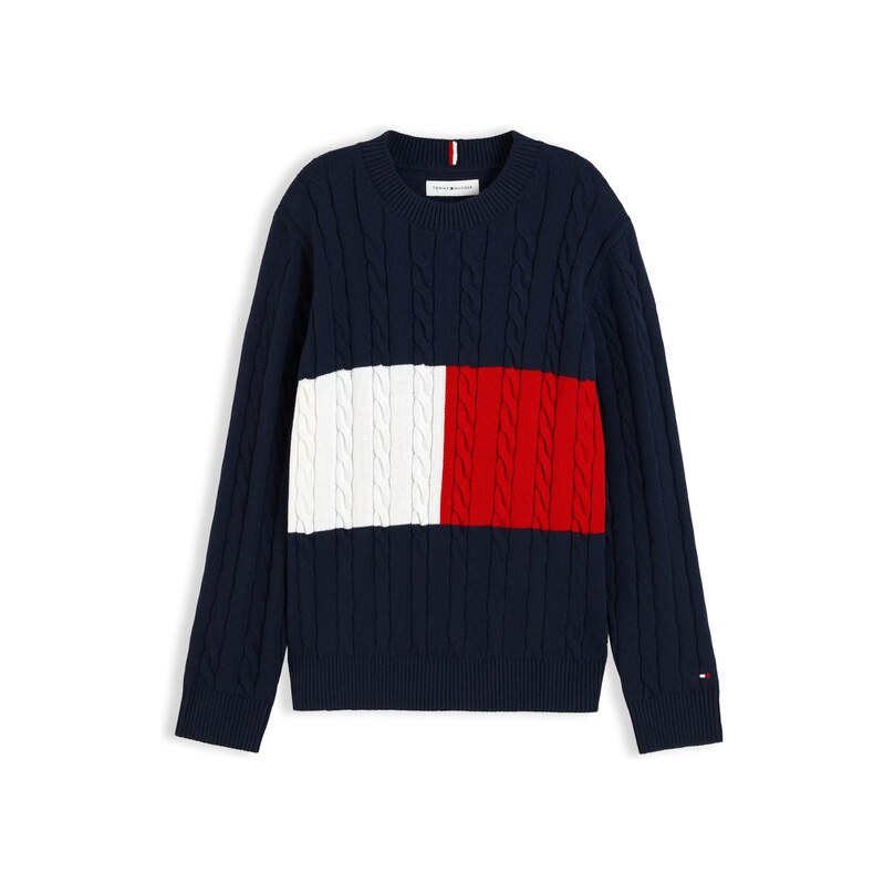 TOMMY HILFIGER Svetr Essential námořnická modř