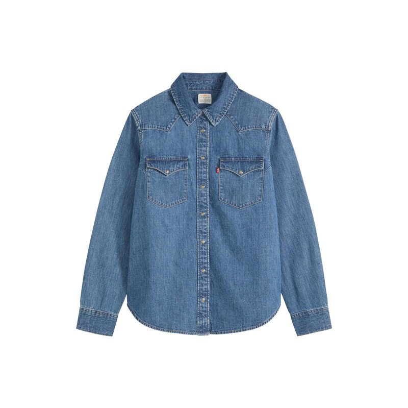 LEVIS  Halenka HERITAGE modrá džínovina