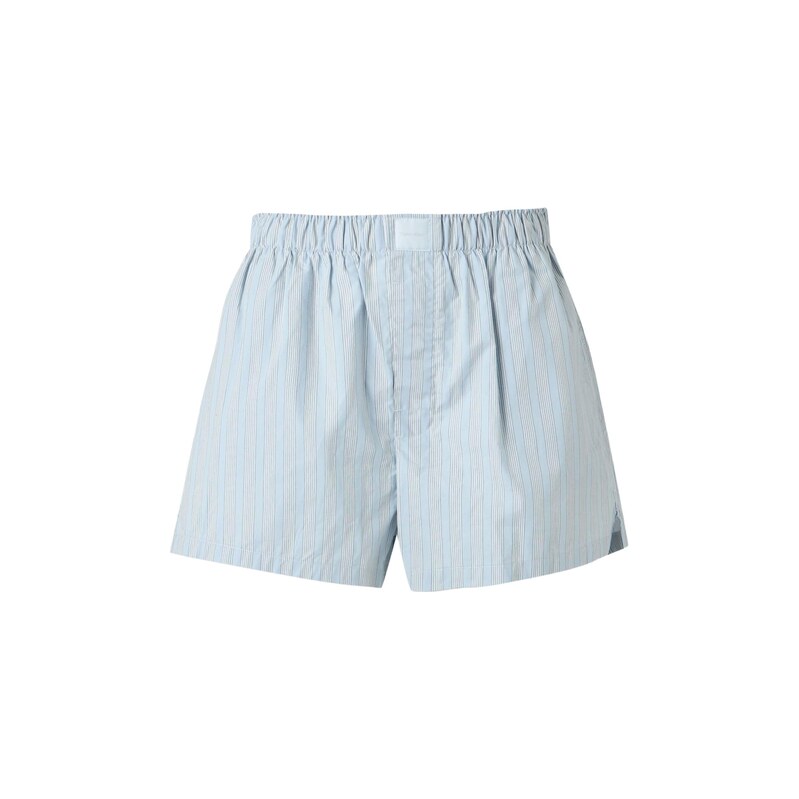 Calvin Klein Underwear Pyžamové kalhoty pastelová modrá / černá