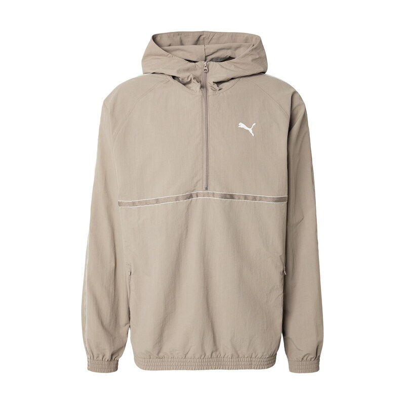 PUMA Přechodná bunda CLASS šedobéžová / barvy bláta / bílá