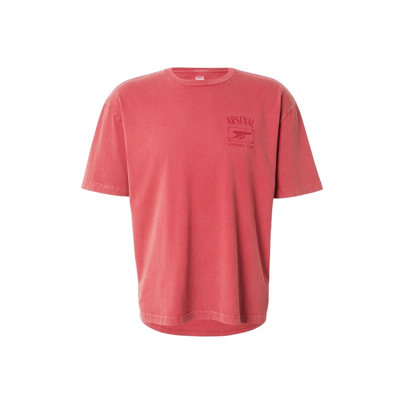 HOLLISTER Tričko ARSENAL ohnivá červená / světle červená