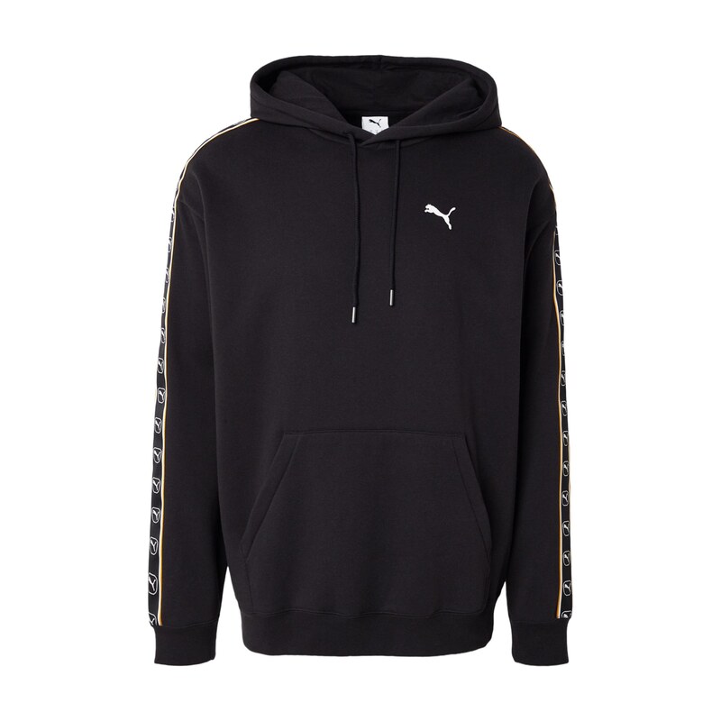 PUMA Mikina Ess Elevated Tape černá / bílá
