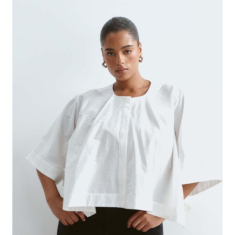 ARRANGE Curve square cut top in white