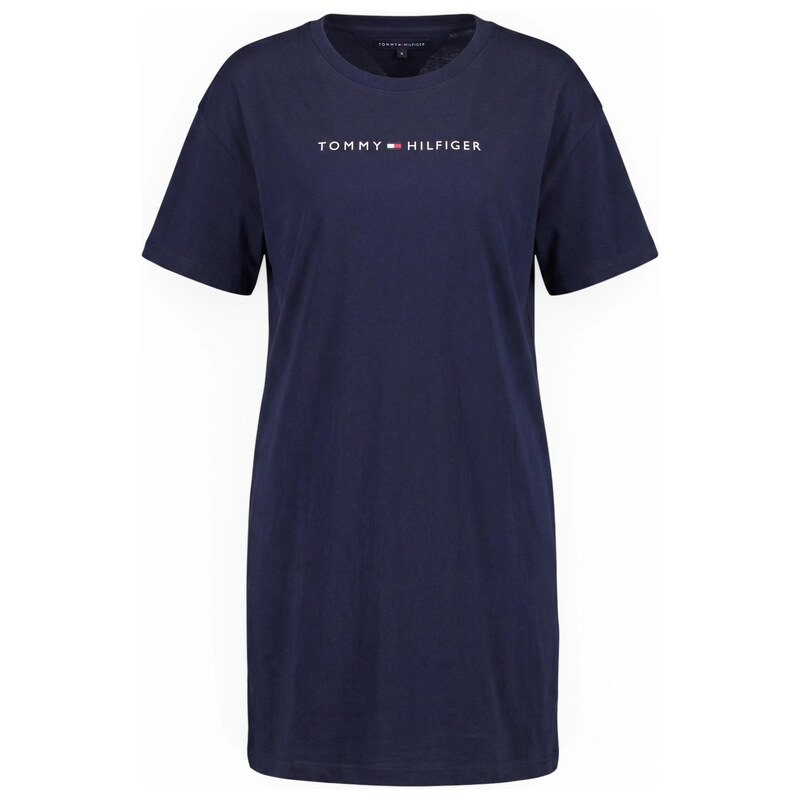 Tommy Hilfiger Underwear Noční košilka námořnická modř / červená
