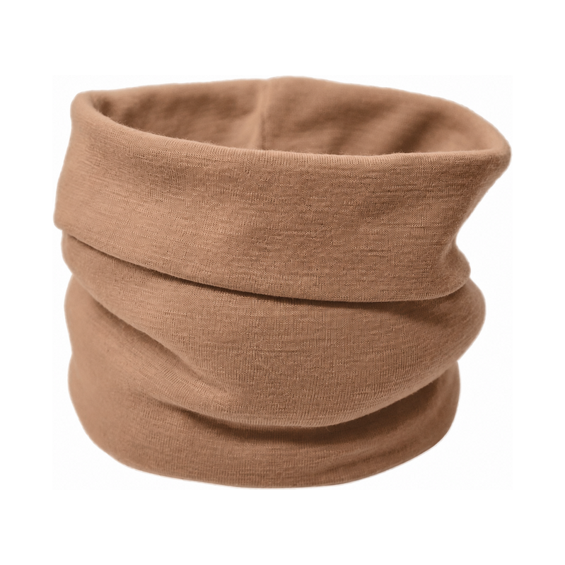 EEVI Dětský nákrčník Merino - karamelový 117109896