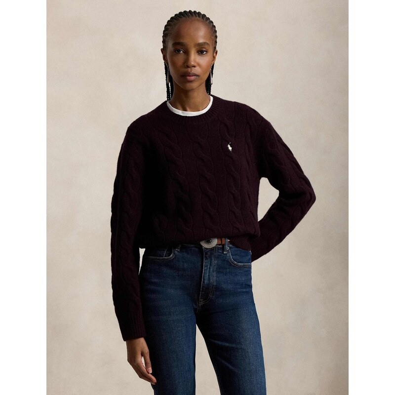 POLO RALPH LAUREN Vlněný svetr | Loose fit | s příměsí kašmíru