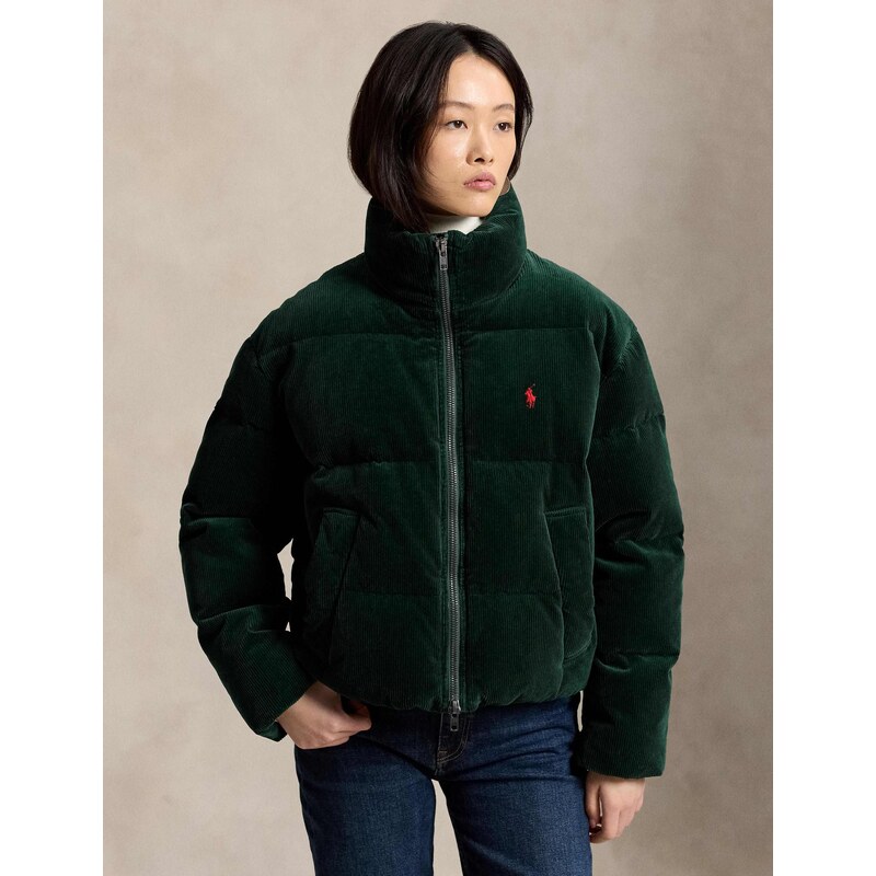 POLO RALPH LAUREN Péřová bunda Cord | regular fit | manšestr