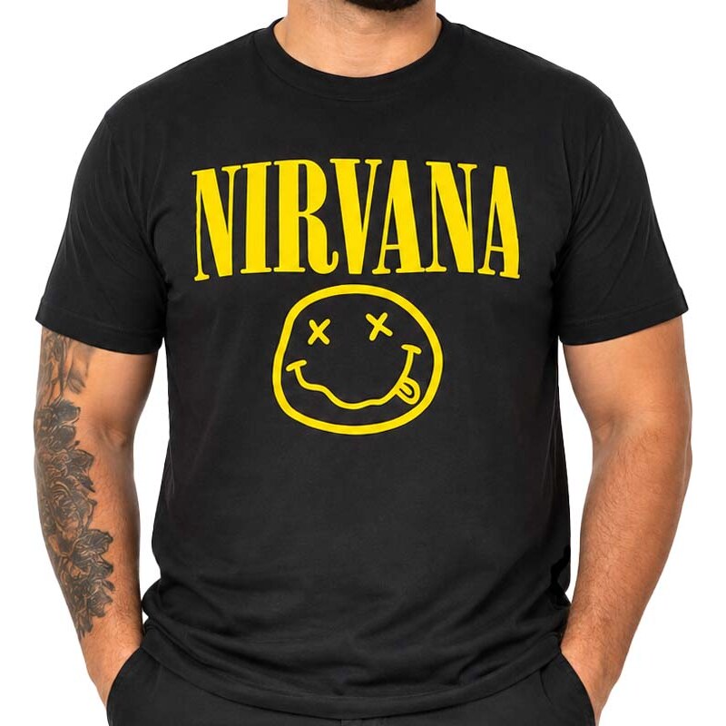 TifanTEX Tričko Nirvana logo