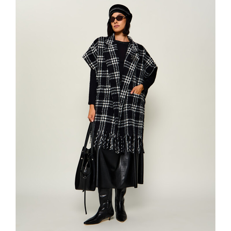 Liu Jo Pončo Check | Oversize fit