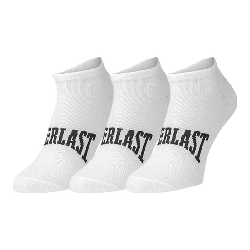 3PACK ponožky Everlast kotníkové bílé (SKS001-02)