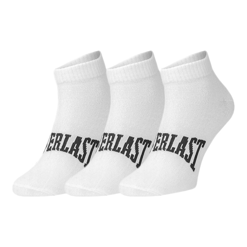 3PACK ponožky Everlast kotníkové bílé (SKQ001-02)