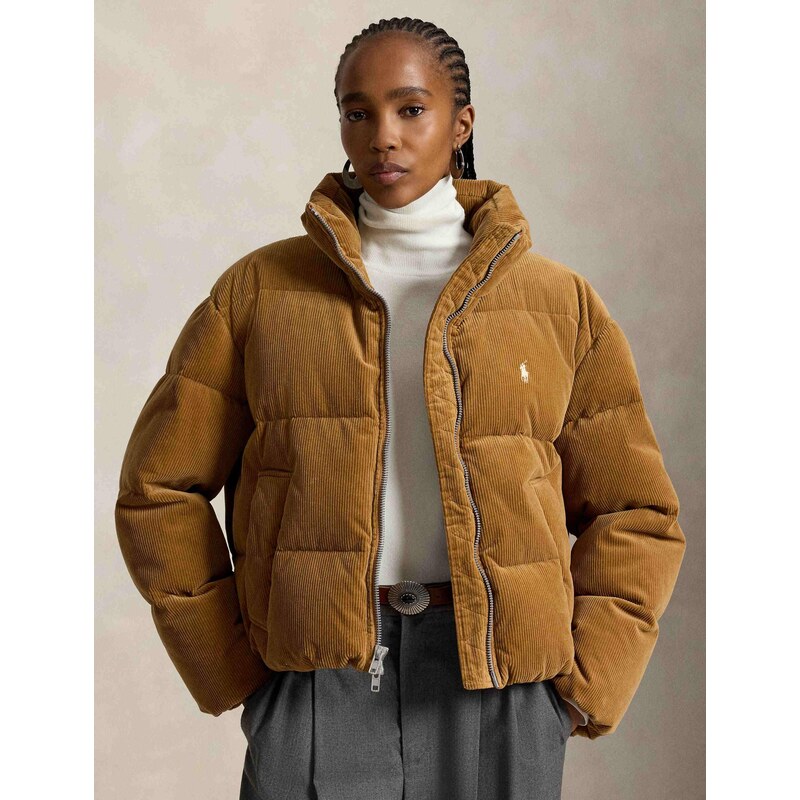 POLO RALPH LAUREN Péřová bunda Cord | regular fit | manšestr