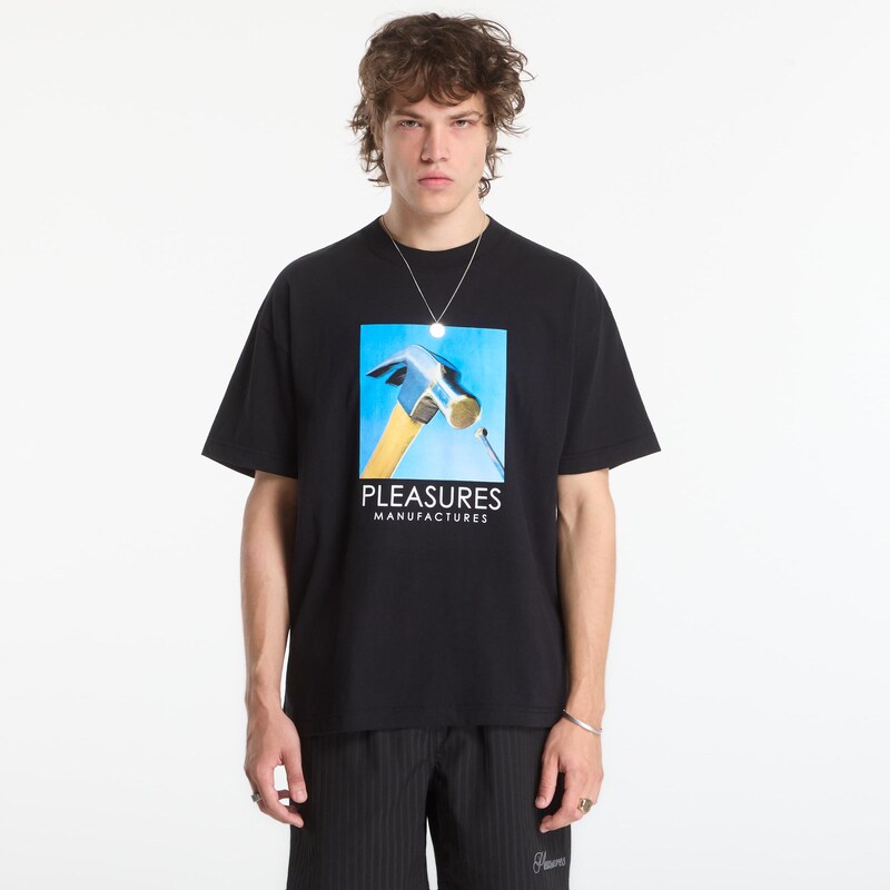 Tričko PLEASURES Hammer T-Shirt Black L