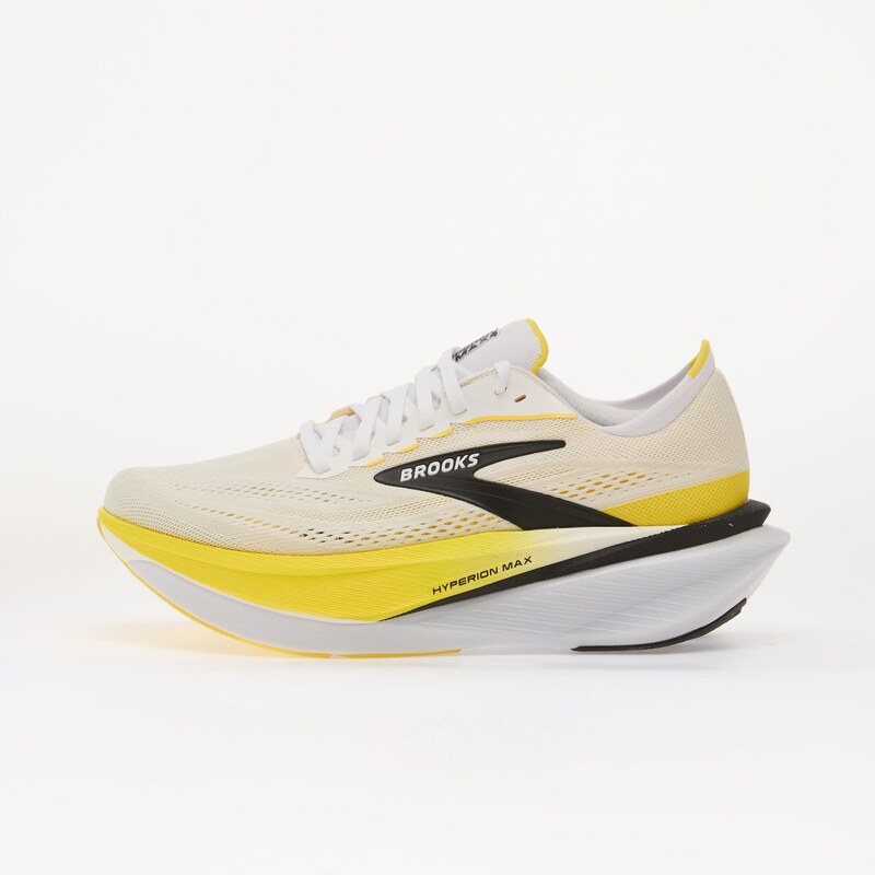 Brooks Hyperion Max 4 White/ Cyber Yellow/ Black 9