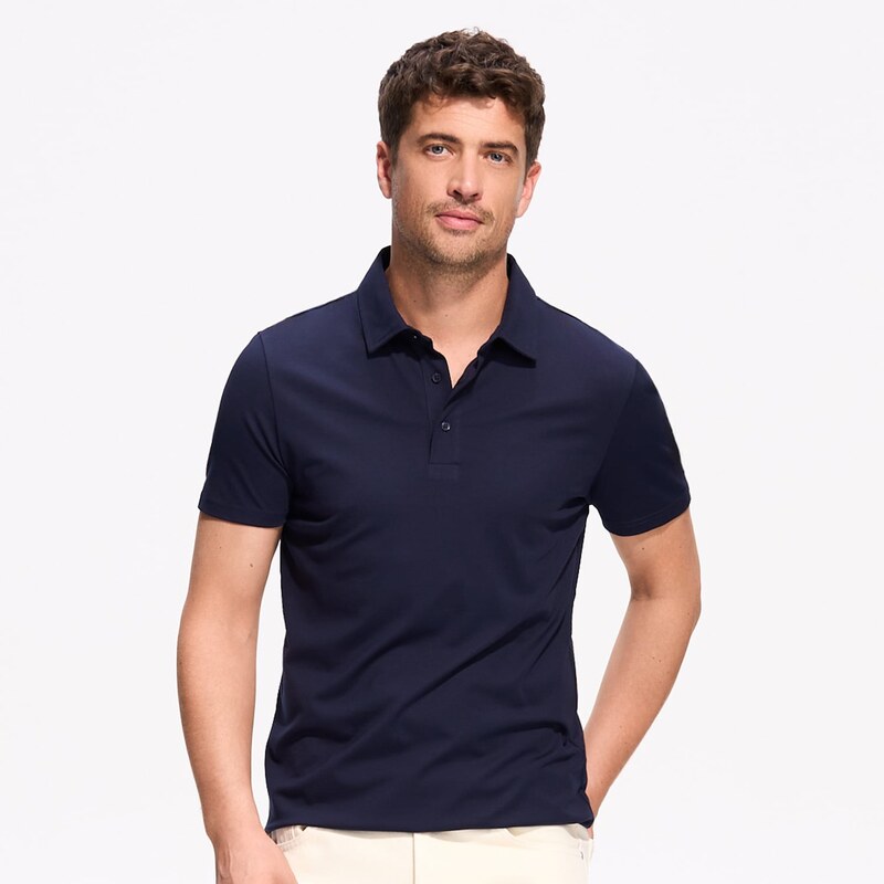 Reserved - MEN`S POLO - tmavomodrá
